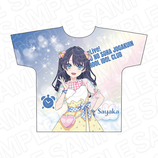 『ラブライブ!蓮ノ空女学院スクールアイドルクラブ』フルグラフィックTシャツ 村野さやか Cafe party ver.